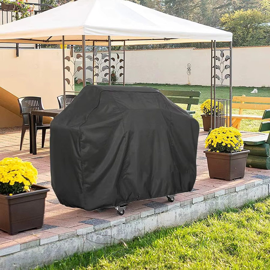 Wasserdichte Weber Outdoor Grill Abdeckung in Schwarz für Gas, Holzkohle und elektrische Grills - Bild 5