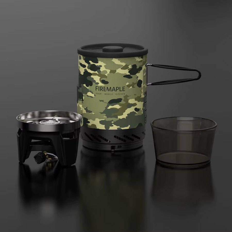 Fire-Maple Kochsystem Stern für Camping und Outdoor mit Wärmetauscher, Topf und Schüssel - Bild 5