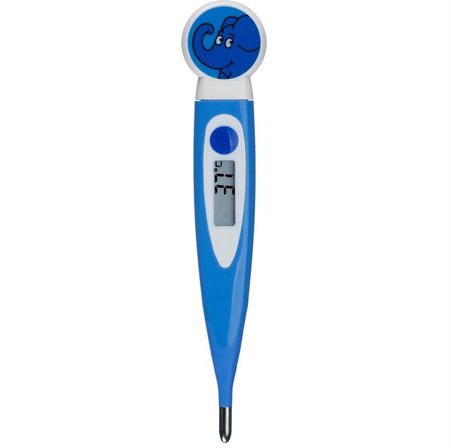 DieMaus Digitales Fieberthermometer für Kinder mit Elefant-Motiv in Blau - Bild 1