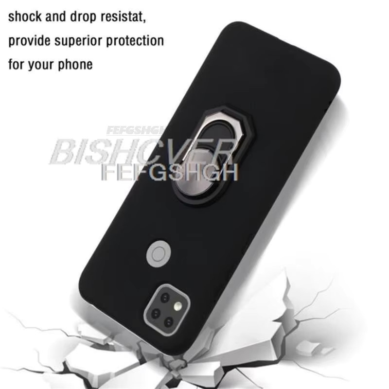 Oukitel WP62 Silikon Schutzhülle mit Ringhalterung in Schwarz - Bild 3