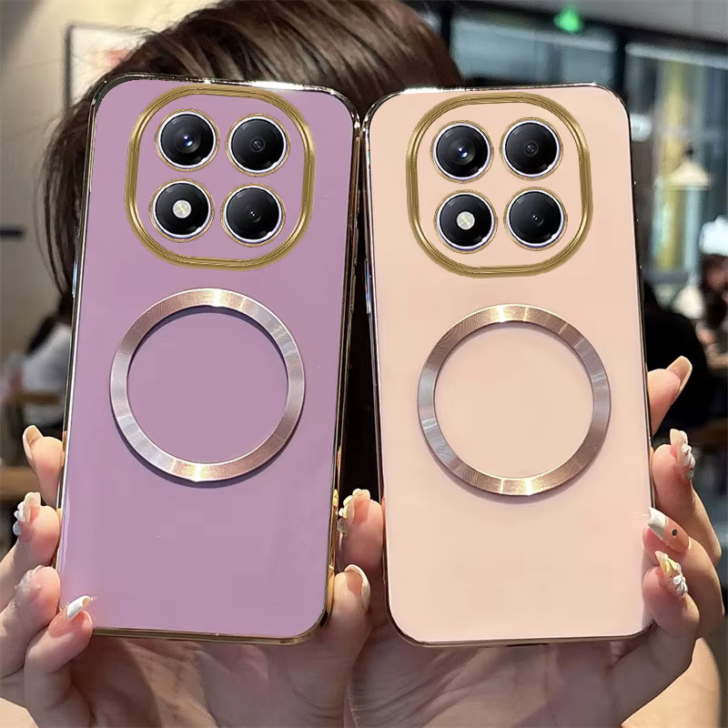 Magnetische Schutzhülle mit Luxus-Beschichtung für Xiaomi Redmi Note und POCO Modelle in Grün - Bild 3