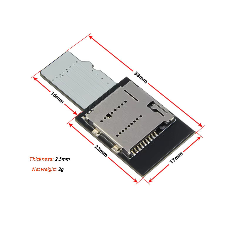T.F.SKYWINDINTL TF MicroSD-Karte Schutzhülle mit USB 3.0 Adapter für Überwachungsvideos und externe Speicherung - Bild 2