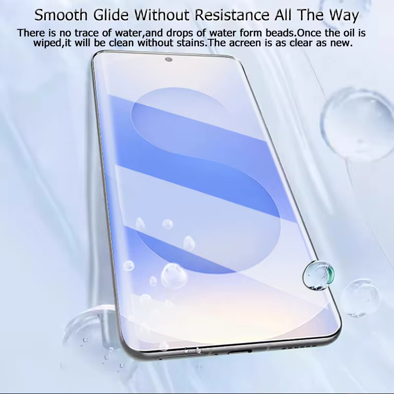 3er-Pack Samsung Galaxy S25 Displayschutzfolie aus gehärtetem 9H Glas, transparent, kompatibel mit Fingerabdruck-Entsperrung - Bild 2