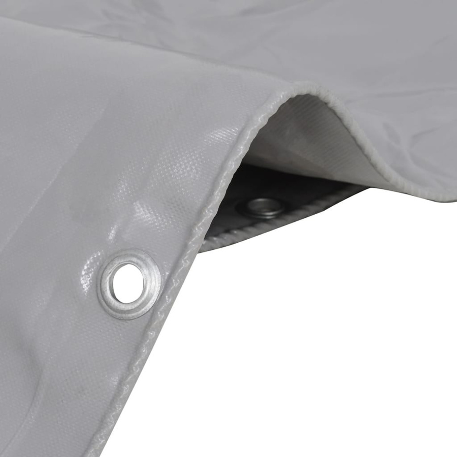 vidaXL Abdeckplane Grau 2 x 3 m (650 g/m²) - Bild 3