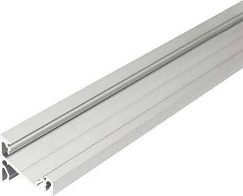 Brumberg Aluminium Profil Winkel Silber Weiß B: 24 mm, H: 19 mm, L: 2000 mm - Bild 1
