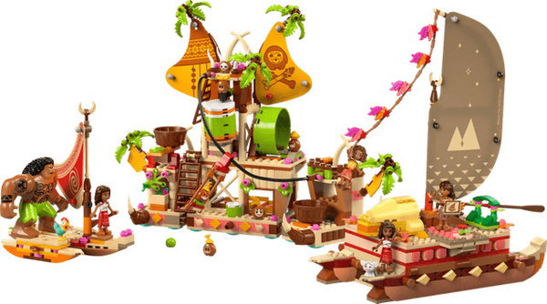 LEGO Disney Vaiana Set 43258 + 43270 Bunt / Mehrfarbig