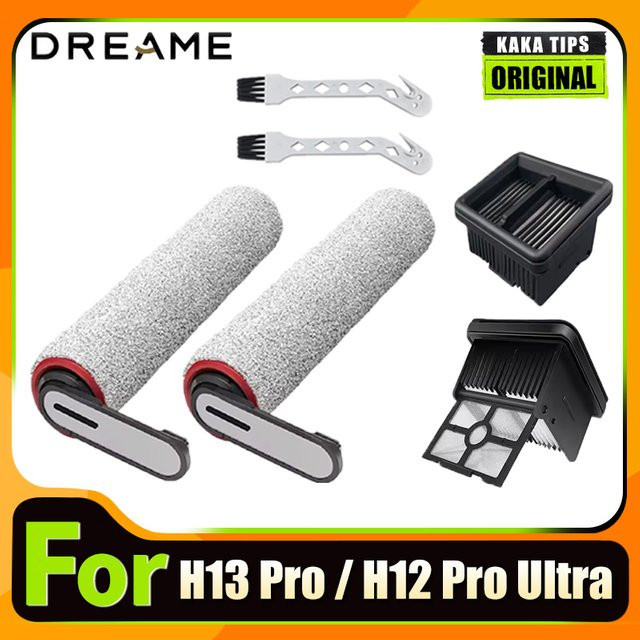 Dreame Ersatzteil-Set für H13 Pro und H12 Pro Ultra mit Bürstenwalze und HEPA-Filter für Nass-Trockensauger - Bild 1