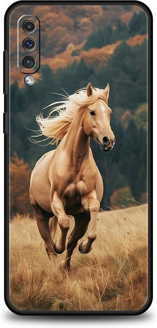 Handyhülle mit Pferde-Motiv in Braun für Samsung Galaxy A-Serie (A04s, A06, A12, A14, A16, A20E, A22, A24, A26, A30, A34, A36, A40, A42, A50, A52 5G, A54, A56, A70) - Bild 1