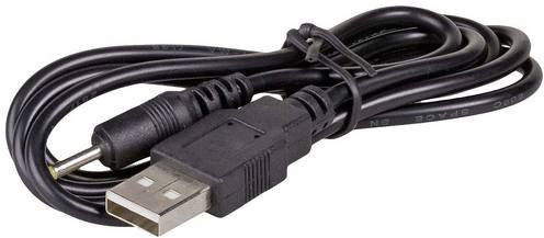 Akyga USB-Ladekabel mit DC-Stecker 2,5mm in Schwarz AK-DC-02, Länge: 0,80 m - Bild 1