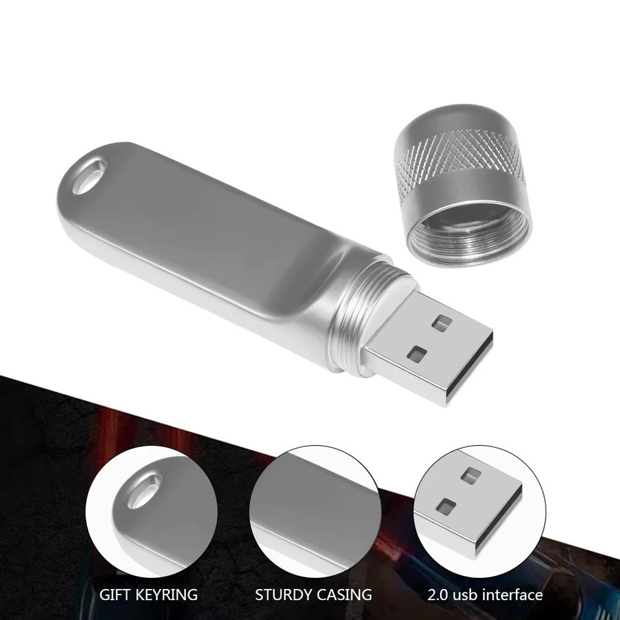 KFHIREW USB 2.0 Flash-Laufwerk in Mikrofon-Form als Memory Stick in Silber oder Gold - Bild 2
