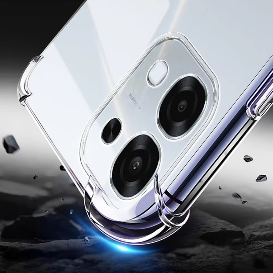 Transparente TPU Handyhülle mit verstärkten Ecken und Kameraschutz für OPPO A6 Pro 4G CPH2799 und A6 Pro 5G CPH2781 - Bild 2