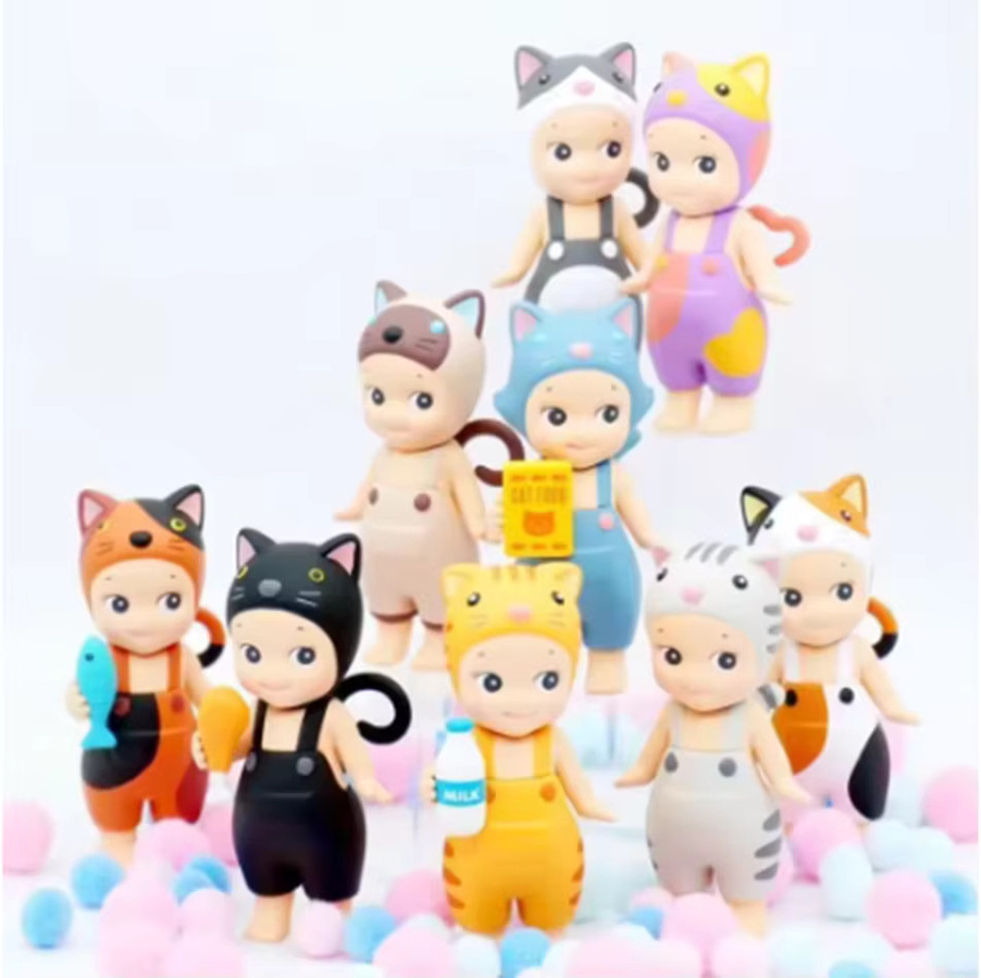 Bandai Mini-Katzen-Lebensstil-Serie Blindbox, Puppen, Einzelfigur - Bild 2
