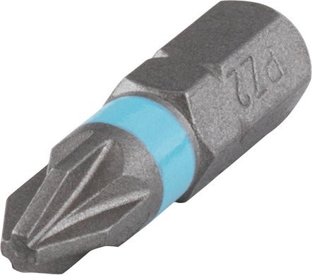 Wolfcraft Solid-Bit Schraubendreher-Bit PZ2, 3 Stück, grau - Bild 1