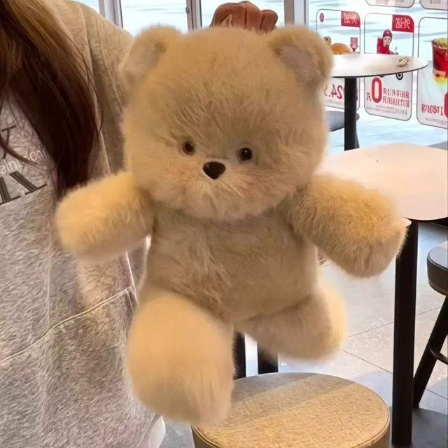 Kawaii Elefant Bär Hase Plüschtiere, weiß - Bild 1
