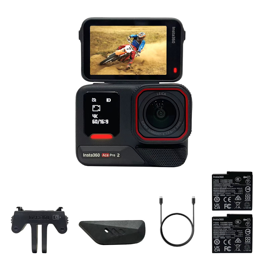 Insta360 Ace Pro 2 Action-Kamera in Schwarz mit 8K-Auflösung, Dual-AI-Chips und 1/1,3-Zoll-Sensor - Bild 5