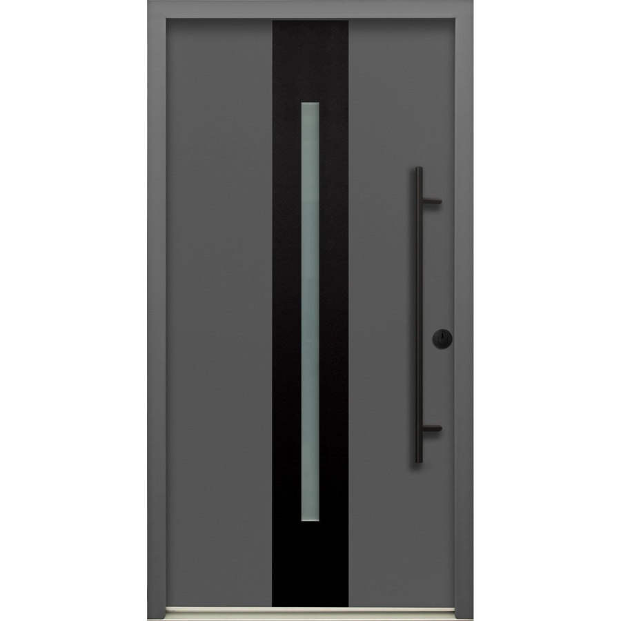 Splendoor Sicherheits-Haustür ThermoSpace Prime Dublin RC2 in Anthrazit-Schwarz mit Glaseinsatz, B/H: 110 x 210 cm - Bild 2
