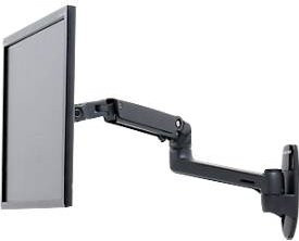 Ergotron LX Monitor-Wandhalterung Schwarz für 38,1 cm bis 86,4 cm Monitore - Bild 3