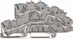 WAGO Installationsetagenklemme 4mm² N/L/PE grau 2003-7646 - Bild 1