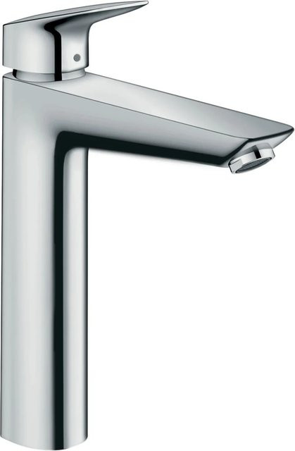 Hansgrohe Einhebel-Waschbeckenarmatur Logis in Chrom mit schwenkbarem Auslauf und Pop-up-Abfluss - Bild 1