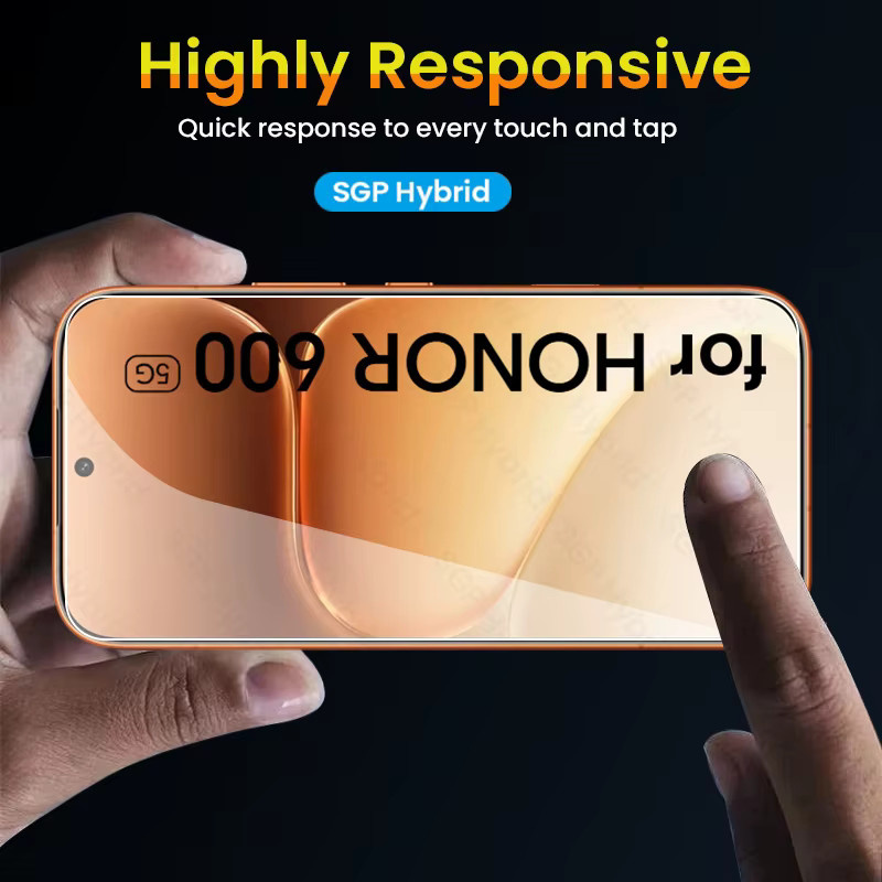 4er-Set Displayschutz aus gehärtetem Glas für Honor 600 Pro 5G, transparent - Bild 6