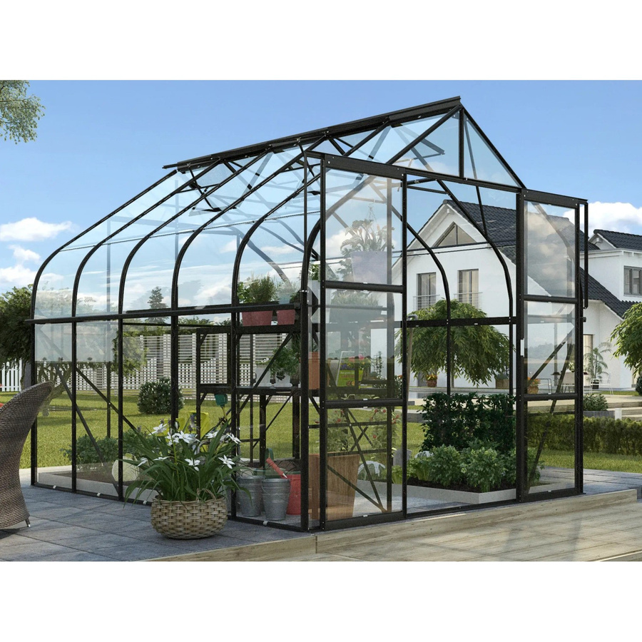 Vitavia Gewächshaus Diana 8300 Schwarz 8,3 m² mit 3 mm ESG-Glas - Bild 5
