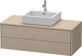 Duravit Waschtischunterschrank XSquare wandhängend mit 2 Schubladen, Breite: 120 cm, Tiefe: 54,8 cm, Höhe: 40 cm - Bild 1