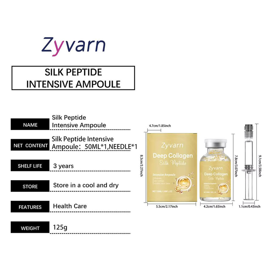 Zyvarn Deep Collagen Silk Peptide Serum, Gesicht, Kollagen, Peptide - Bild 3