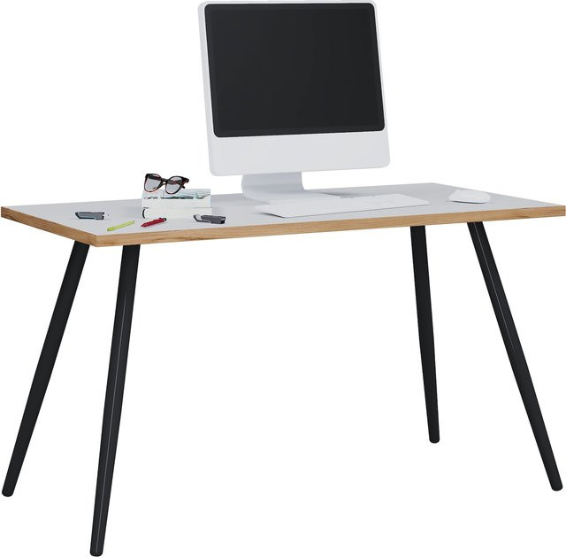 VCM Schreibtisch Salia im skandinavischen Retro Look, B/T: 138 x 50 cm - Bild 1