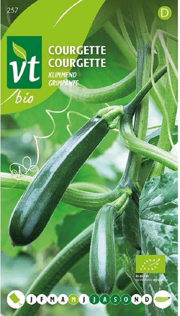 Arborix Zucchini Kletter Samen für den vertikalen Garten mit hohem Ertragspotenzial, 1 g - Bild 1