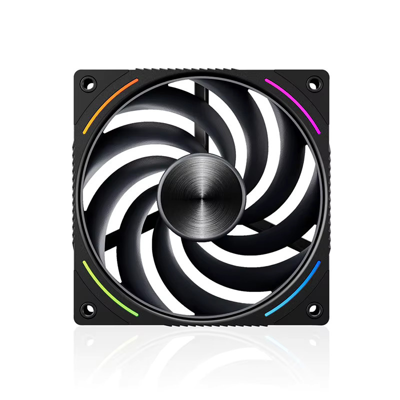 Thermalright TL-K12-X28-R9 Gehäuse Lüfter in Schwarz, 12 cm, B/T/H: 12 x 12 x 2,5 cm - Bild 2