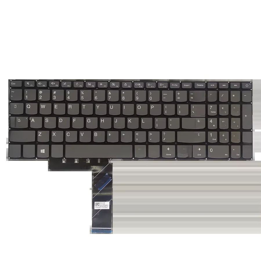 Lenovo Ideapad L340-15 Tastatur in Schwarz und Grau für 15.6 Zoll Modelle 81LX 81LK 81LW L340-15API 15IRH mit US UI RU IT GR Layout - Bild 1