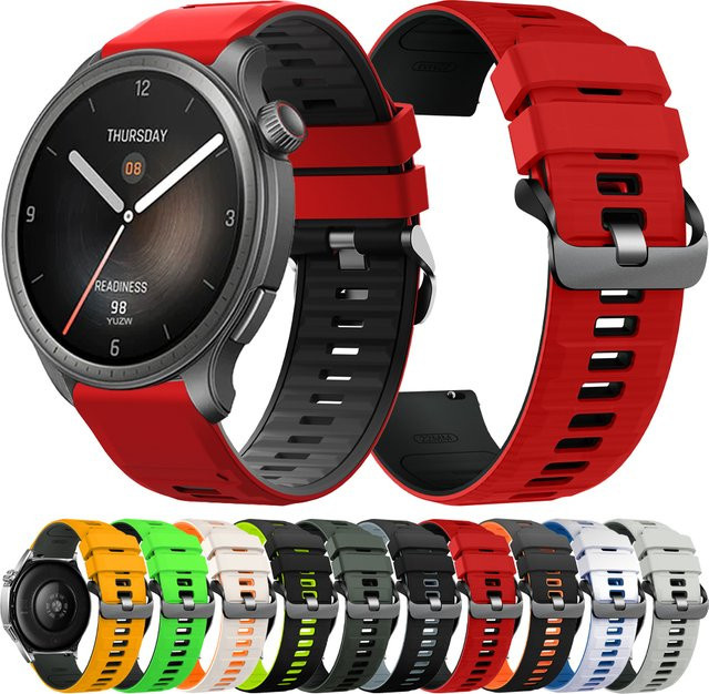 Huami Uhrenarmband Silikon, Unisex, 22 mm - Bild 1