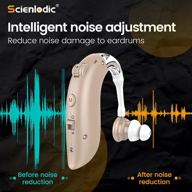 XceeFit wiederaufladbare BTE Hörgeräte mit einstellbarem Sound-Verstärker für ältere Menschen mit Hörverlust - Bild 1