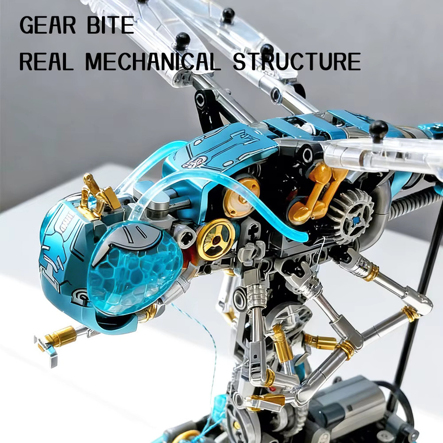 yangkili Libellen-Insekten-Modellbausteine, Mechanische gepanzerte Fahrzeuge, ab 14 Jahren - Bild 4