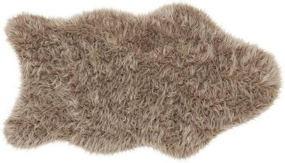 Kunstfell MIA Teppich Astra in Braun und Beige, B/T: 80 x 150 cm - Bild 1