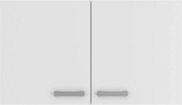 OPTIFIT Oslo214 Küchen-Oberschrank in Weiß mit Feinstruktur und modernem Design, Breite: 100 cm - Bild 1