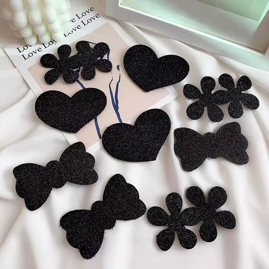 Junyeh Haar-Accessoires Pony Clip, 5 Stück, Schwarz, Damen - Bild 2