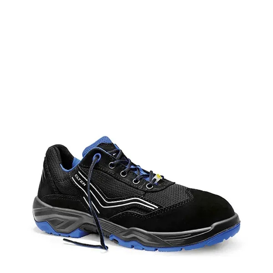 Elten Sicherheitshalbschuh Ambition Blue Low ESD S1 aus Leder in Blau/Schwarz, Größe 37 - Bild 2
