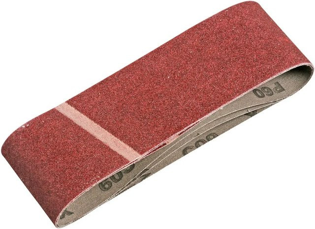LUX-TOOLS Schleifband für Holz, Metall und Lack, Körnung K40, Breite: 7,5 cm, Länge: 53,3 cm - Bild 1
