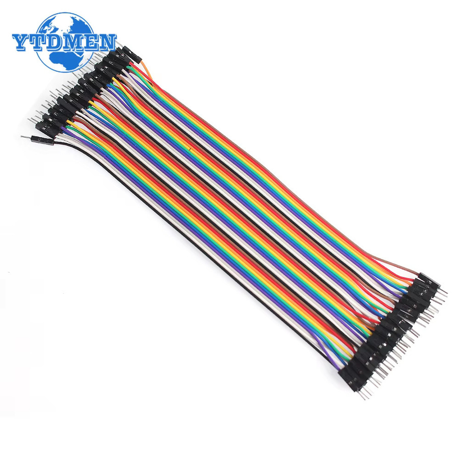 YTDMEN Dupont Jumper Kabel Set mit 40-Pin-Steckern und Buchsen für Arduino DIY Kits, Mehrfarbig, Länge: 20 cm - Bild 2