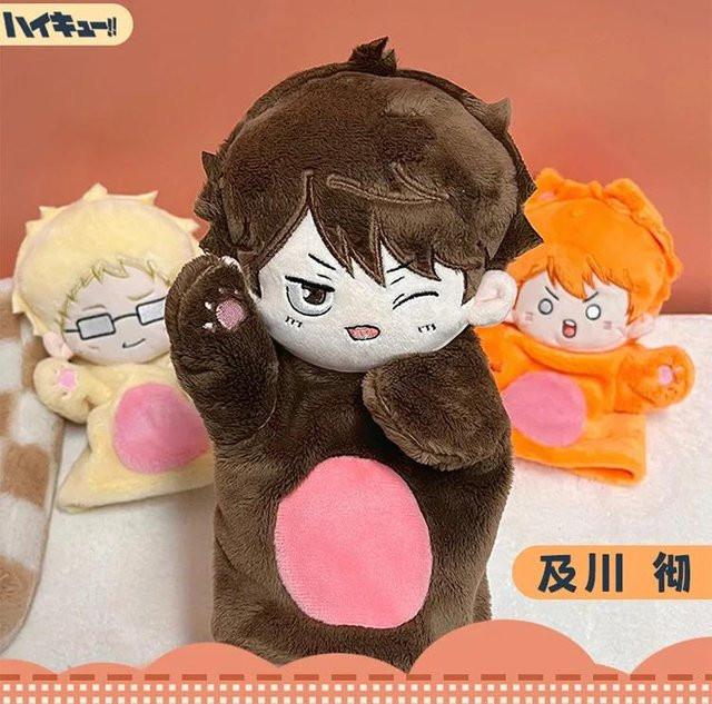 Fashnics Haikyuu!! Plüsch-Handpuppen Anime Hinata Shoyo Oikawa Tooru - Bild 1