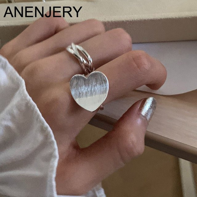 Anenjery Ring, Herz, Silber, Damen - Bild 1
