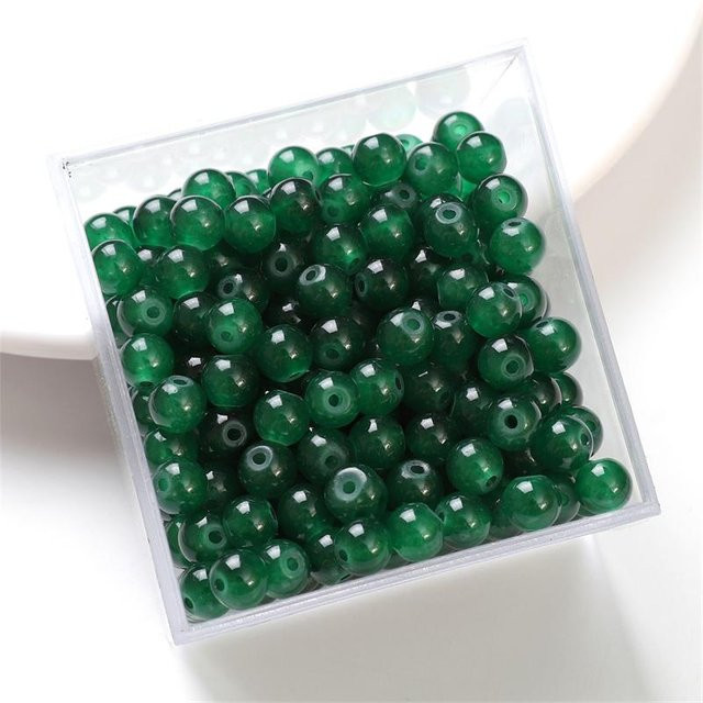 Beadia Accessories Kristallglasperlen, Jade-Imitation, 6mm, Unisex - Bild 1
