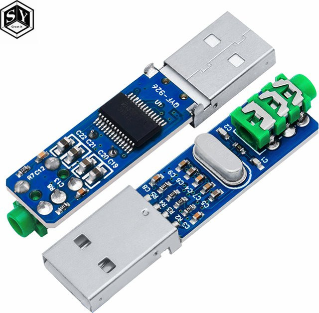 Baishundianzi USB DAC PCM2704 HIFI Soundkarte Decoder Board Modul für Arduino und Raspberry Pi in Blau - Bild 1