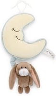 Nici Spieluhr Mond mit Hase Lopino in Braun, Höhe: 9 cm - Bild 1