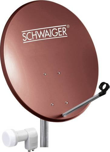 Schwaiger SPI5502SET2 SAT-Anlage für 2 Teilnehmer in Rot - Bild 1