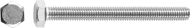 LUX-TOOLS Maschinenschrauben mit Sechskantkopf aus Edelstahl in Silber, M8 x 60 mm, 50 Stück - Bild 1