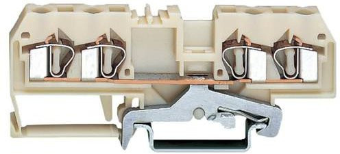 WAGO 281-658 Schirmleiterklemme 6mm Zugfeder Weiß 50 Stück - Bild 1