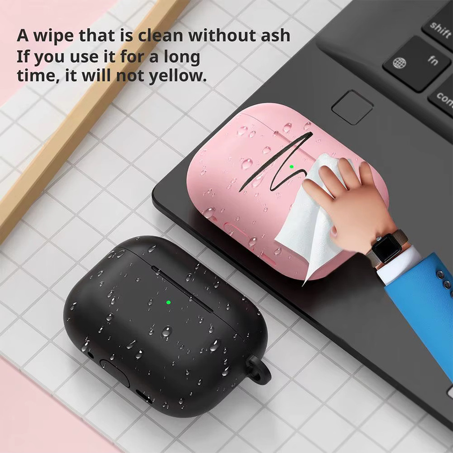 Silikonhülle für Apple AirPods Pro 3, rutschfeste und stoßfeste All-in-One-Schutzhülle mit weicher Oberfläche - Bild 3