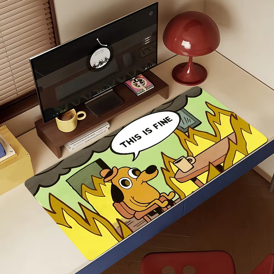Großes und wasserdichtes Hunde-Mauspad für Gaming und Büro in Multicolour - Bild 6